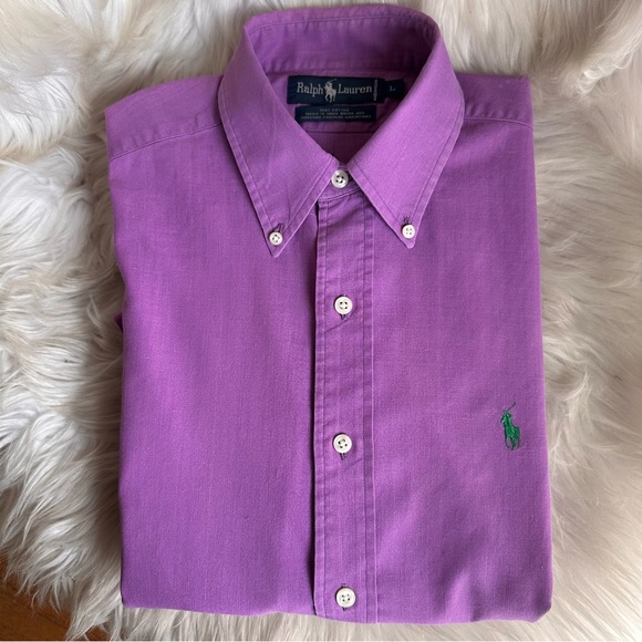 RALPH LAUREN 100% COTTON SHIRT/ L - Picture 8 of 12